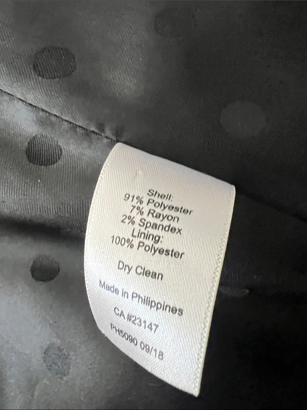Talbots Gray Blazer with Black Piping Trim - Picture 7 of 7
